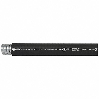 LIQUATITE CSA16 Liquid Tight Conduit BlackGalvanised