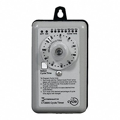 INTERMATIC CT2000 Electromechanical Cycle Timer SPST Metal