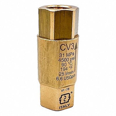 MECLINE CV331014 Check Valve 2.125 in Overall L