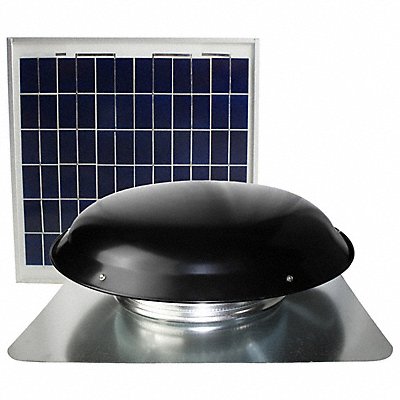 MAXX AIR CXSOLRFBLKUPS MAXX AIR Steel 9 H 25.38 W Exhst Fan