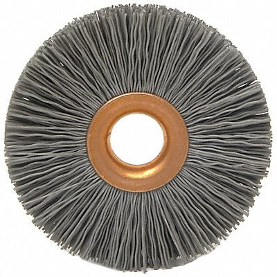BRUSH RESEARCH MFG. CY212500AO Wheel Brush 2-1/2in.dia 0.018in.Wire