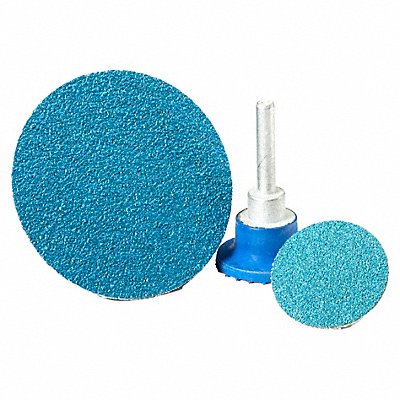 UNITED ABRASIVES-SAIT 55225 Quick Change Disc 2 in 60 Grit Blue