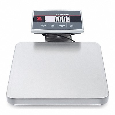 COURIER 5000 iC52M50R Bench Scale Digital Battery/Elect Silver