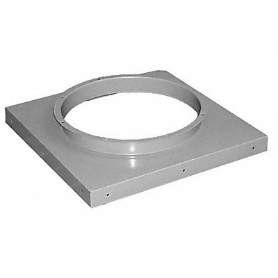 DAYTON 166306 Steel 64 L 6 H 64 W Tubeaxial Curb Cap