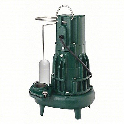 5CZG6 ZOELLER D284 1 HP Sewage Ejector Pump 230VAC