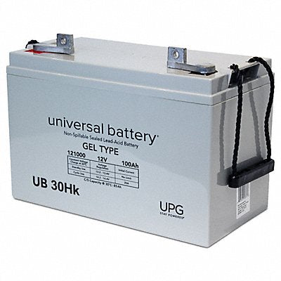 GRAINGER D5874 Sealed Lead Acid Battery 12VDC 8.23 H