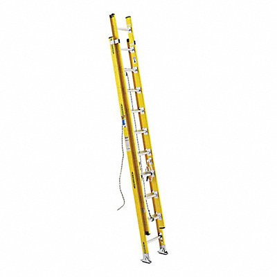 WERNER D71202 Extension Ladder Fiberglass 20 ft IAA