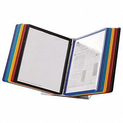DURABLE 536100 Desktop Reference System 20Pan Assorted