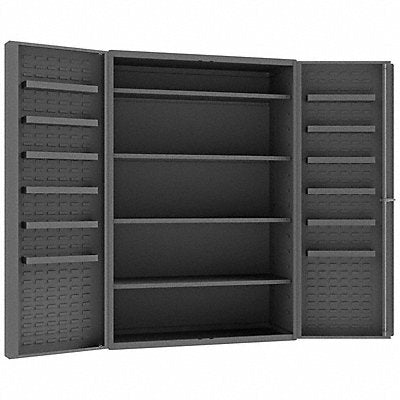 DURHAM MFG DC484S12DS95 Bin Cabinet 72 x48 x24 Grey 0Bns