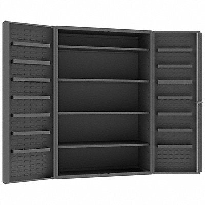 DURHAM MFG DC484S14DS95 Bin Cabinet 72 x48 x24 Grey 0Bns