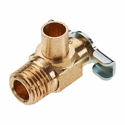 PARKER DC6074 Bib Drain Ball Valve Brass 1/4 In