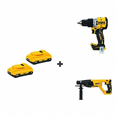 STANLEY BLACK  DECKER DCB2402DCD805BDCH133B MAX 20V COMPACT 4Ah DUAL PACK