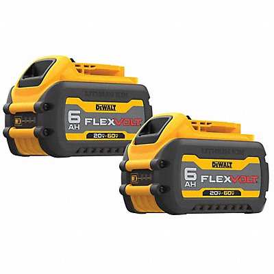 DEWALT DCB6062 Battery Pack (2) 6.0 Ah Li-Ion PK2