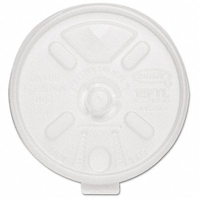 DART 12FTLS Hot/Cold Cup Lid 10 oz -14 oz PK1000