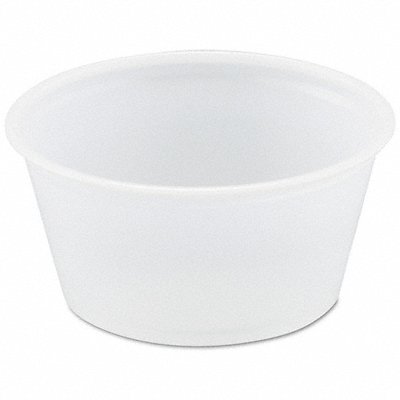 SOLO CUP COMPANY DCCB200N0100 Plastic Souffle Cup 2 oz PK2500