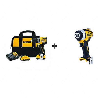 STANLEY BLACK  DECKER DCD701F2DCF901B MAX 12V DRILL DRIVER KIT