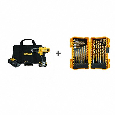 DEWALT DCD710S2DW1361 Drill Kit Cordless 12V DC