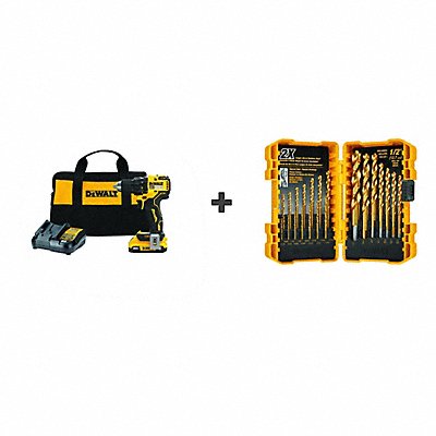 DEWALT DCD793D1DW1361 Cordless Drills 20VDC 1650RPM 2.0Ah Bat.