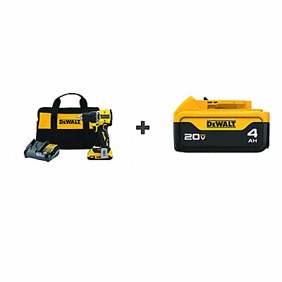 DEWALT DCD794D1DCB204 DEWALT 20V Cordless Drill/MAX 4Ah Bat.
