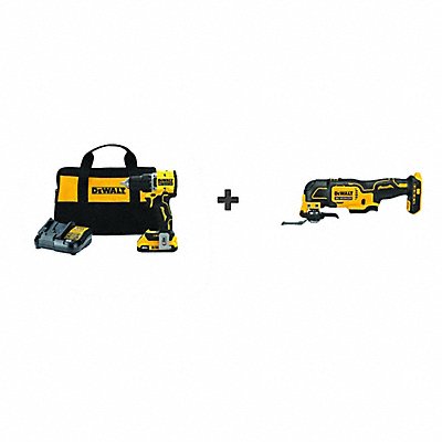 DEWALT DCD794D1DCS354B DEWALT 20V Cordless Drill/ Multi-Tool