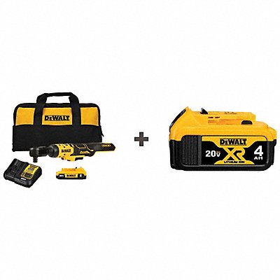 STANLEY BLACK  DECKER DCF512D1DCB204 Ratchet Cordless 20V 1/2 Bonus Battery