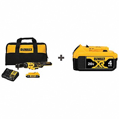 STANLEY BLACK  DECKER DCF513D1DCB204 Ratchet Cordless 20V 3/8 Bonus Battery