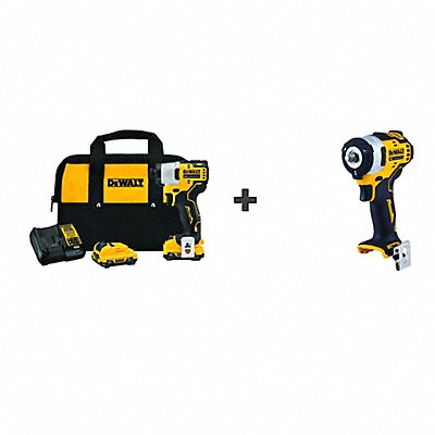 STANLEY BLACK  DECKER DCF801F2DCF903B MAX 12V BRUSHLESS IMPACT DRIVER KIT