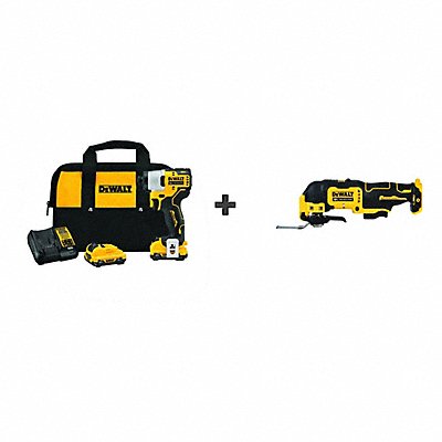 STANLEY BLACK  DECKER DCF801F2DCS353B MAX 12V BRUSHLESS IMPACT DRIVER KIT