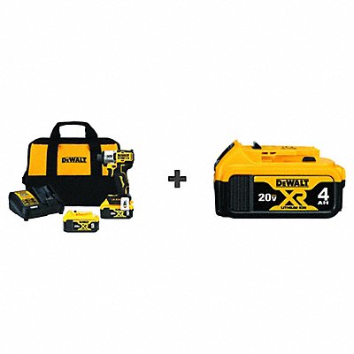 DEWALT DCF845P2DCB204 Cordless Impact DriveKit w/BONUS BATTERY