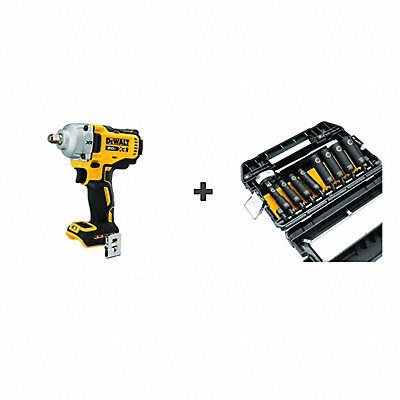 DEWALT DCF891BDW22812 Cordless Impact Wrench 2000 RPM 20VDC