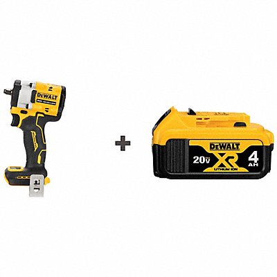 DEWALT DCF923BDCB204 Cordless Impact Wrench 3/8 in Battery