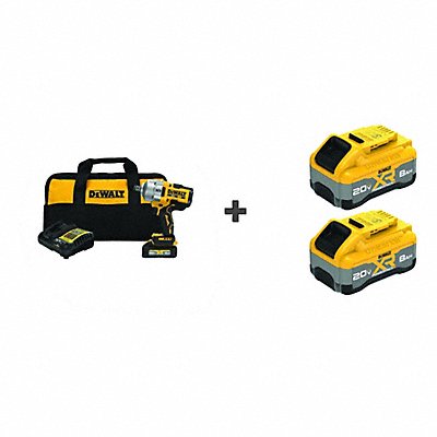 DEWALT DCF964GH1DCB21082 DEWALT IMPACT WRENCH BONUS BATTERY 2PK