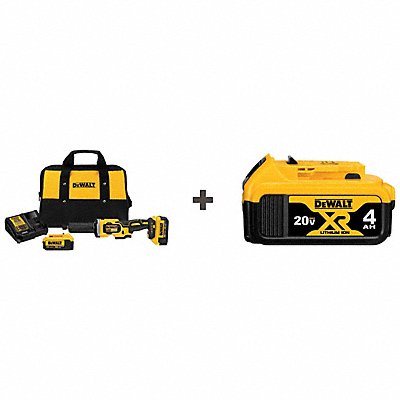 STANLEY BLACK  DECKER DCG426M2DCB204 Die Grinder 20V Bonus Battery