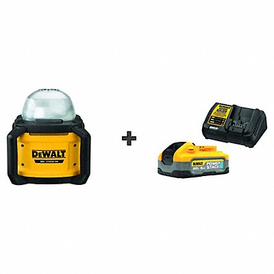 DEWALT DCL074 Cordless Site Light Bonus Starter Kit