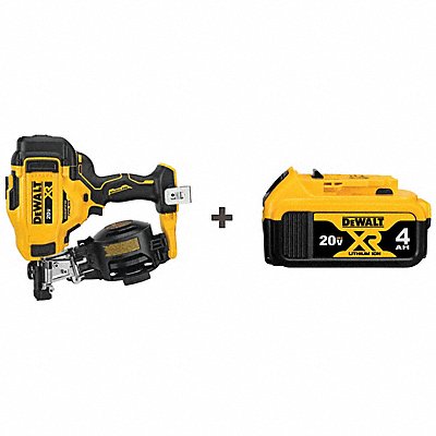 DEWALT DCN45RNBDCB204 Cordless Nailer 20.0V 0.120  Battery