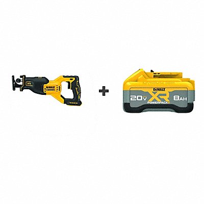 DEWALT DCS382BDCB2108 Cordless Reciprocating Saw 20V Compact