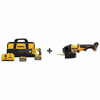 DEWALT DCS389X2DCG440B Reciprocating Saw Kit w/ Bonus Grinder