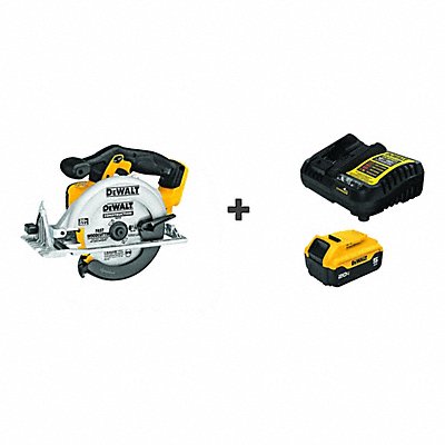 DEWALT DCS391BDCB205C DEWALT 20V 6-1/2 Circ BONUS BATTERY