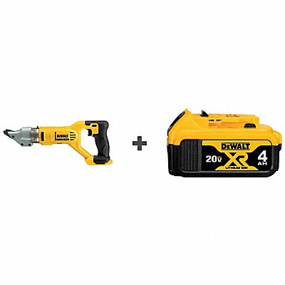 DEWALT DCS494BDCB204 Shear 20V DC Double Cut 2 Battery