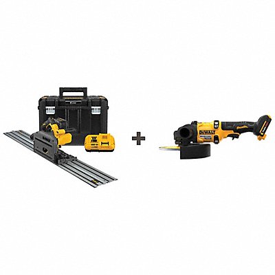 DEWALT DCS520ST1DCG440B Cordless Track Saw Kit w/ Bonus Grinder