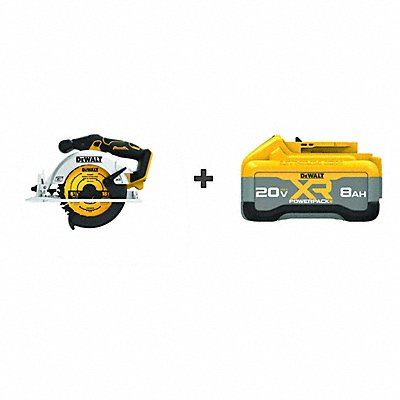 DEWALT DCS565BDCB2108 Circular Saw 20V 6-1/2 /Bonus 20V MAX