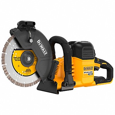 DEWALT DCS692X2 Handheld Concrete Saw 9 Blade Dia 60V