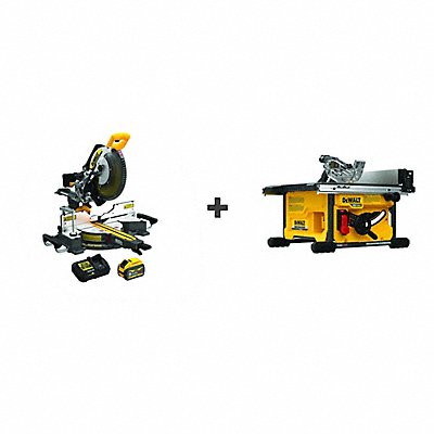 DEWALT DCS781X1DCS7485B Cordless Miter Saw Kit 60V 12 dia Blade