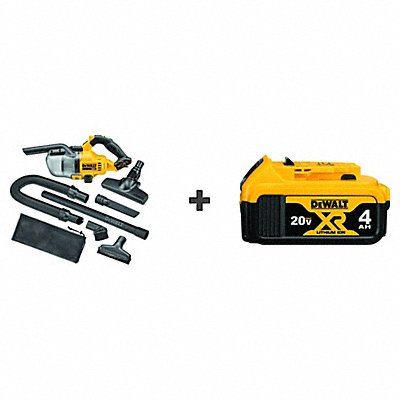 DEWALT DCV501HBDCB204 Hepa Stick Vac 20V Max w/ Bonus DCB204