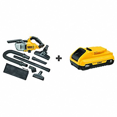 DEWALT DCV501HBDCB240 Cordless Stick Vac 20V BONUS BATTERY