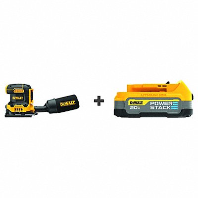 DEWALT DCW200BDCBP034 Sheet Sander 1/4 20V w/ Bonus DCBP034