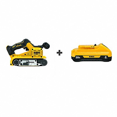 DEWALT DCW220BDCB240 Cordless Belt Sander 1 050 fpm 20 V