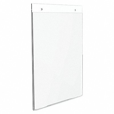GRAINGER 68201 Wall Sign Holder Plastic 8.5X11 Clear