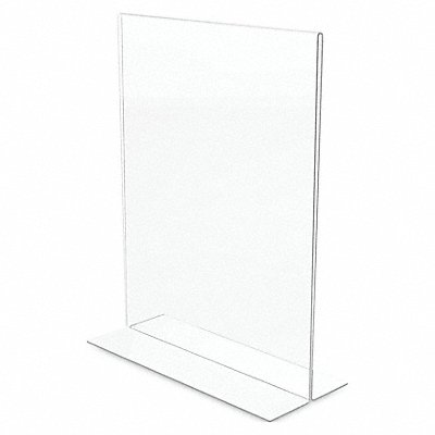 GRAINGER 69201 Sign Holder Double-Sided 8.5x11 Clear