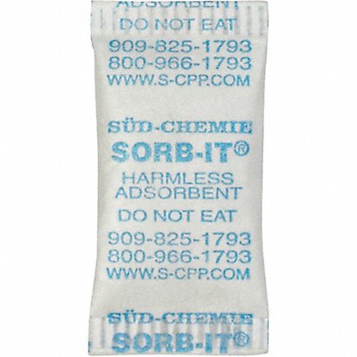 GRAINGER DES140 Silica Gel Packet PK 6000